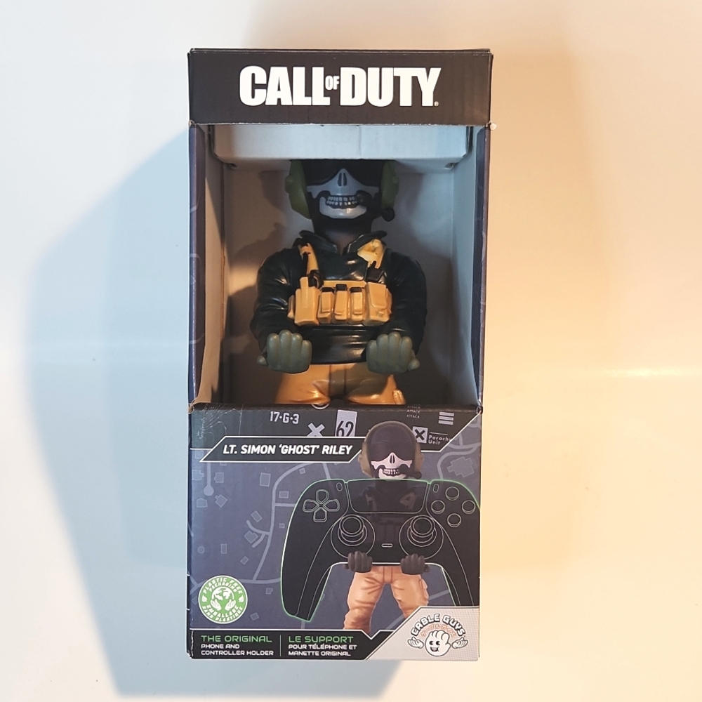 Call of Duty Lt. Simon Ghost Riley Phone & Controller Holder by Cable Guys NEW!